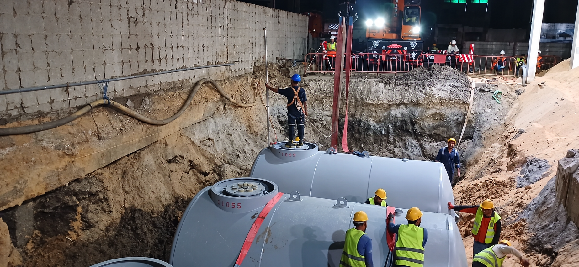 Dimass site works — construction photograph 8