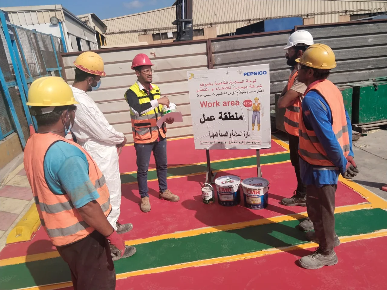 Dimass team and site safety meeting 3