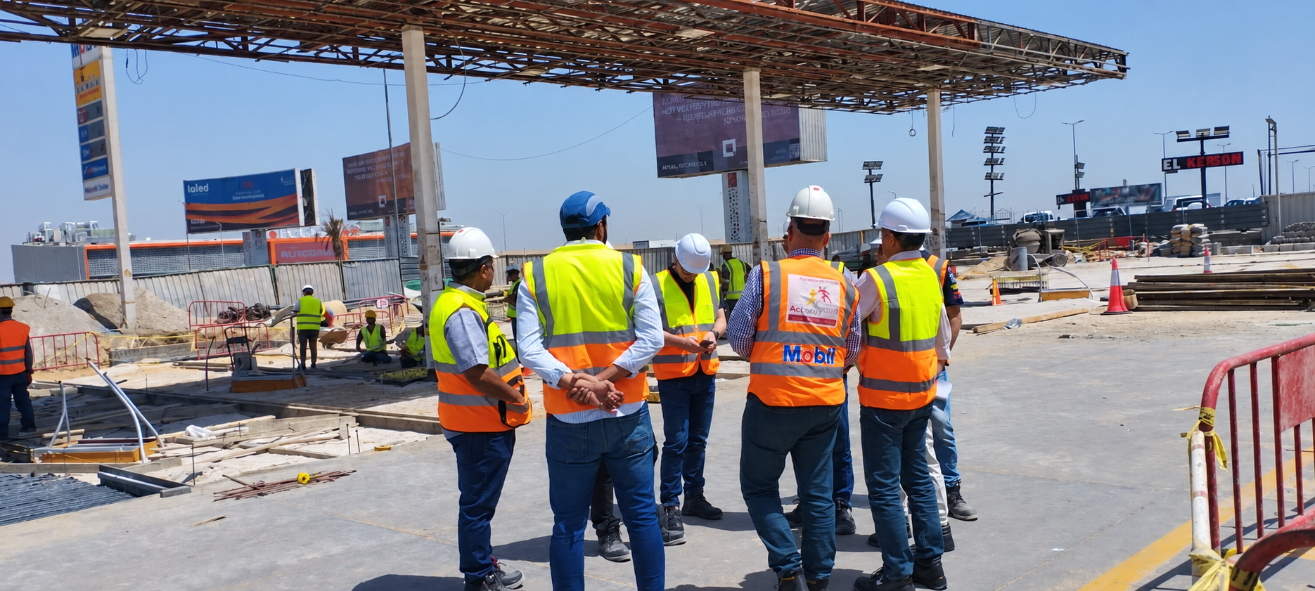 Dimass team and site safety meeting 6
