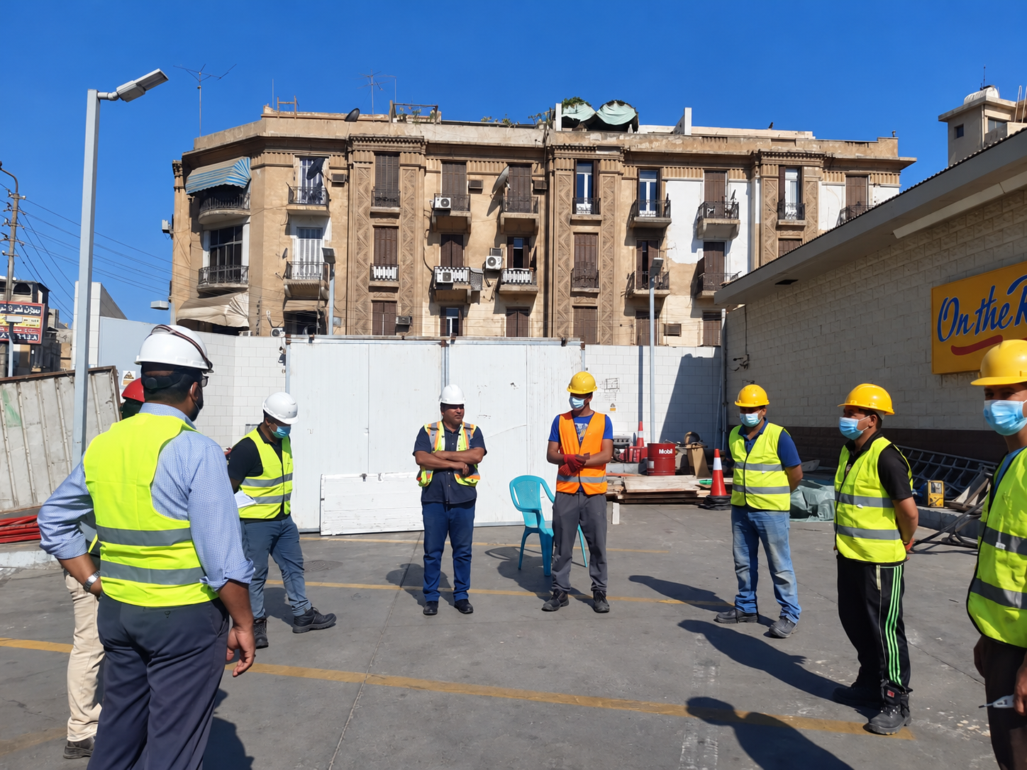 Dimass team and site safety meeting 12